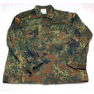 Vintage German Military Jacket 1999 Profistyle Kayser Camouflage Button See Size